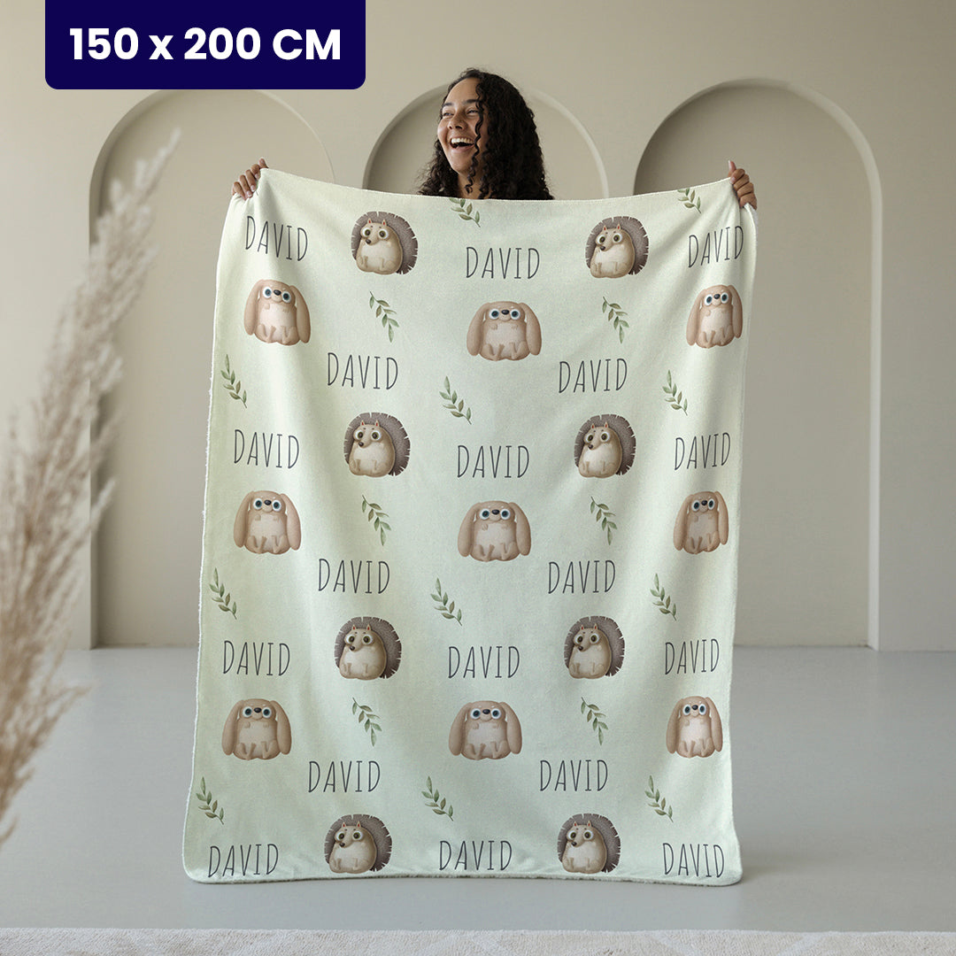 Crazy Animals Blanket